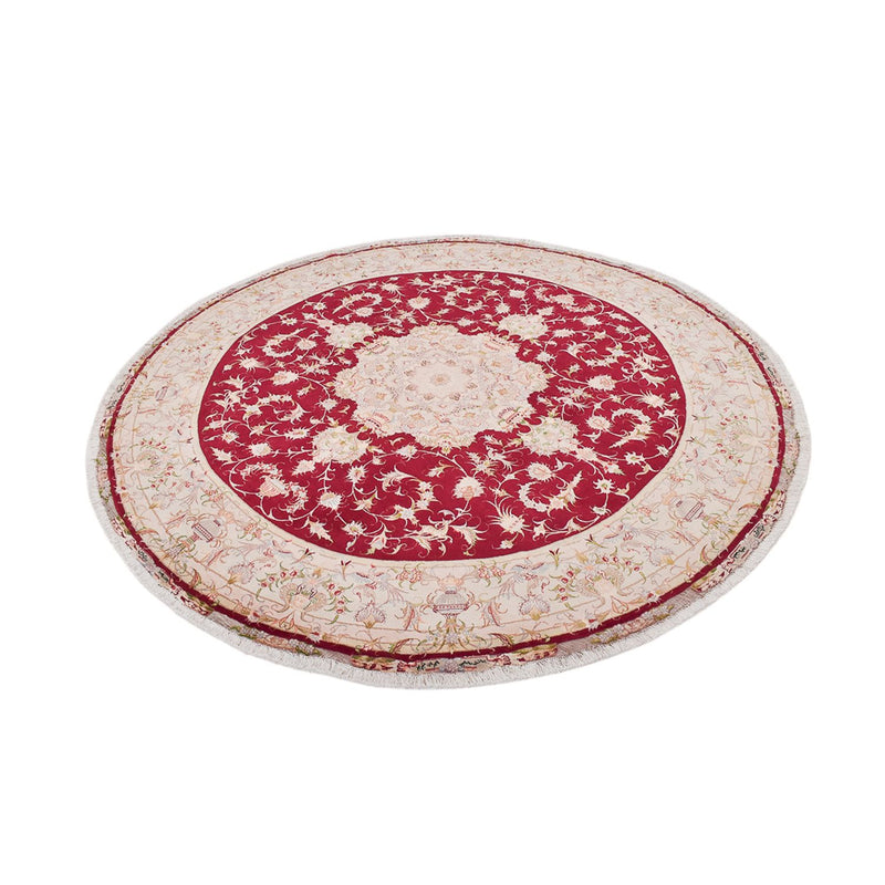 Perser Rug - Tabriz - Royal round  - 245 x 245 cm - red