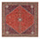 Perser Rug - Nomadic square  - 198 x 198 cm - red