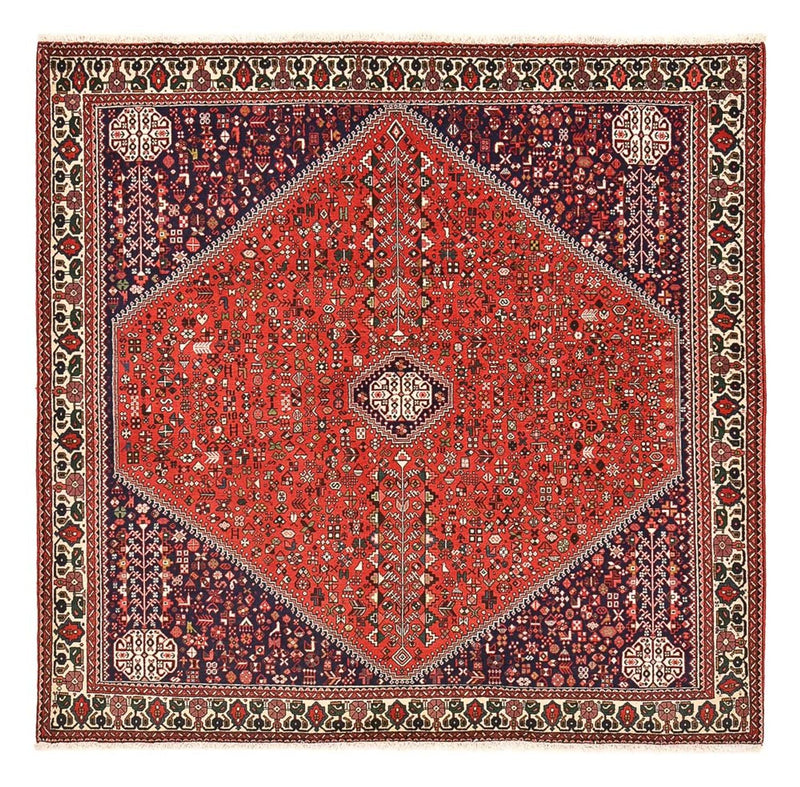 Perser Rug - Nomadic square  - 198 x 198 cm - red