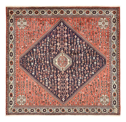 Perser Rug - Nomadic square  - 203 x 196 cm - light red
