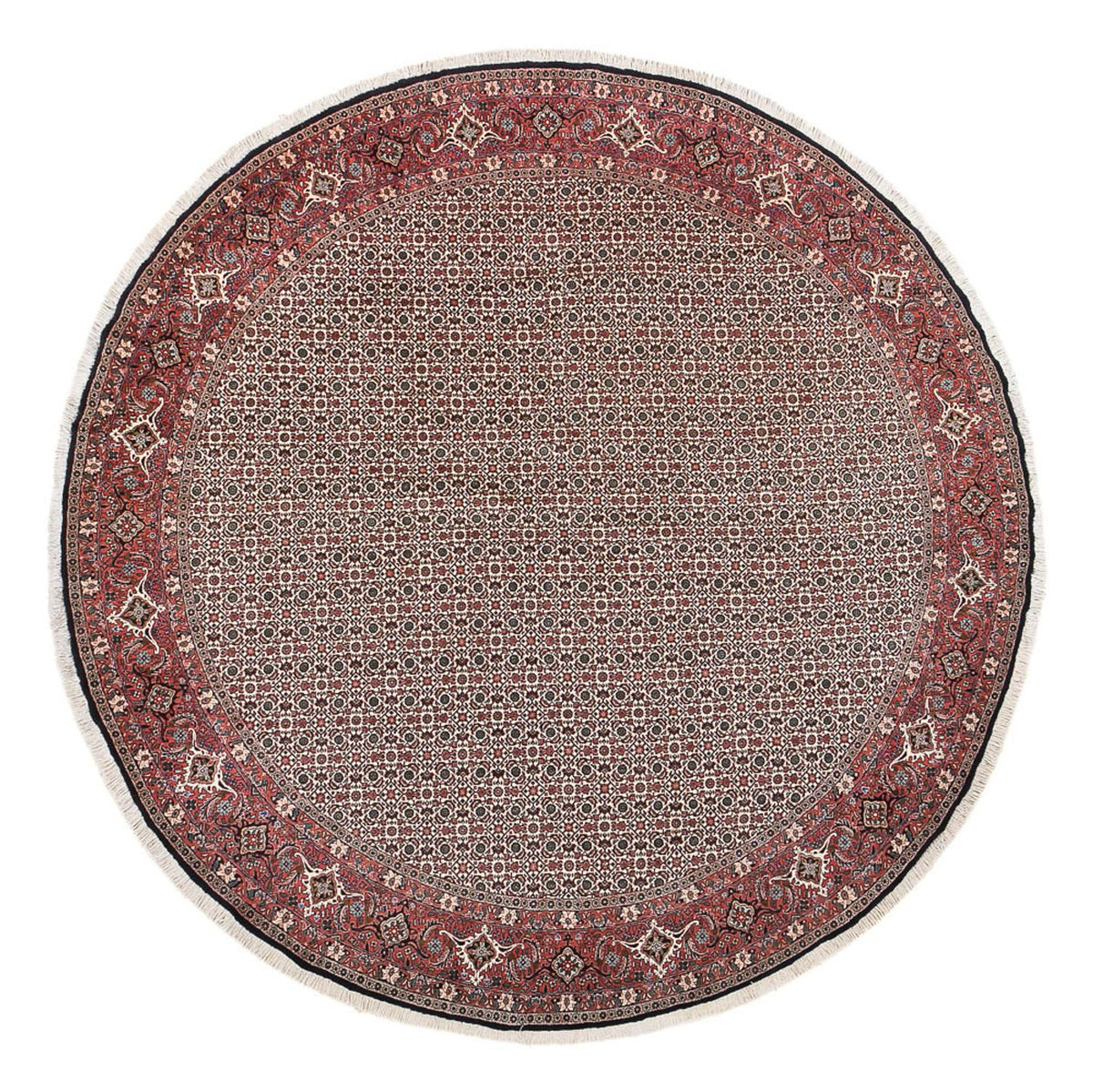 Perser Rug - Bidjar round  - 300 x 300 cm - light red
