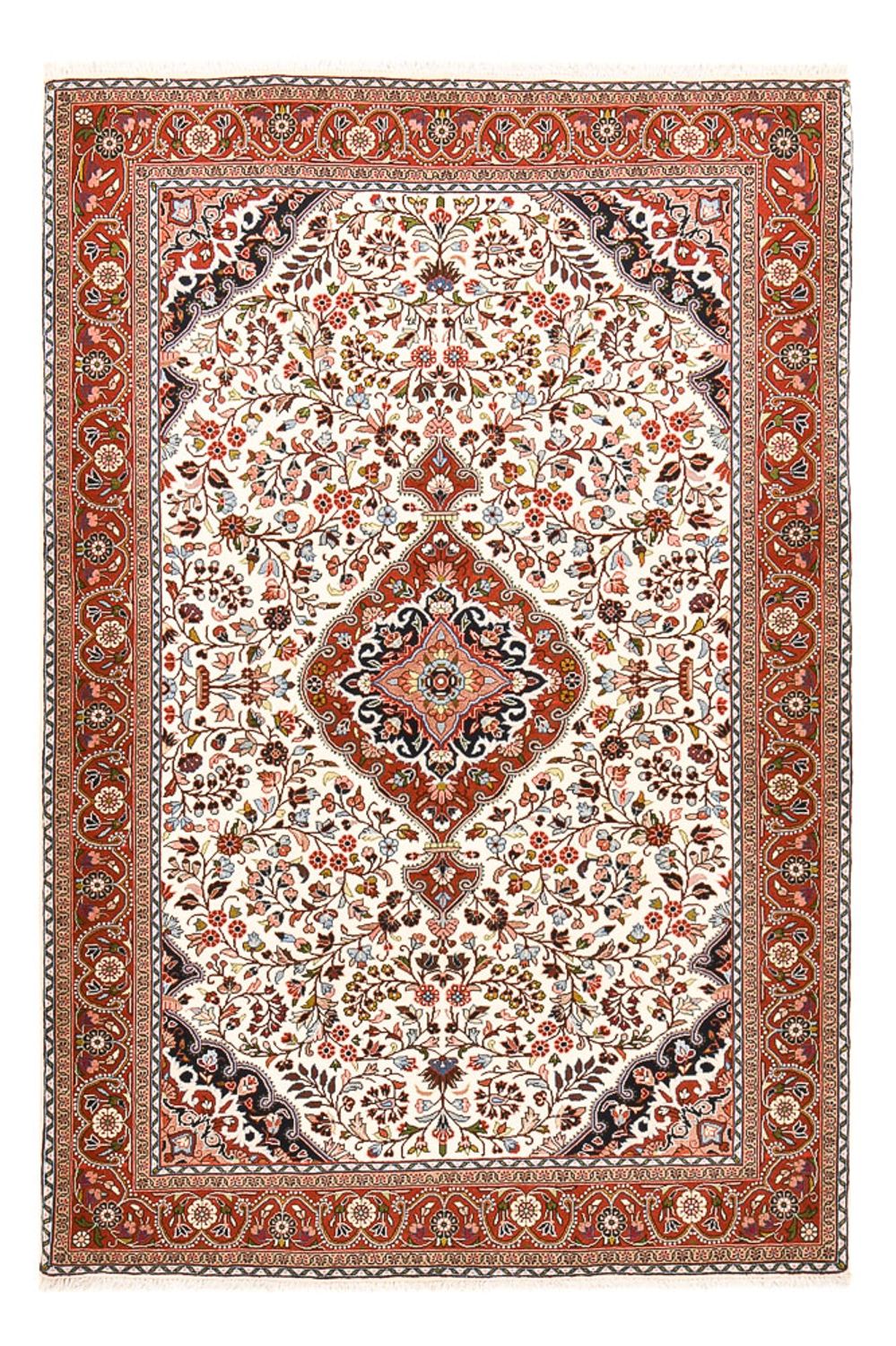 Perser Rug - Nomadic - 205 x 138 cm - cream