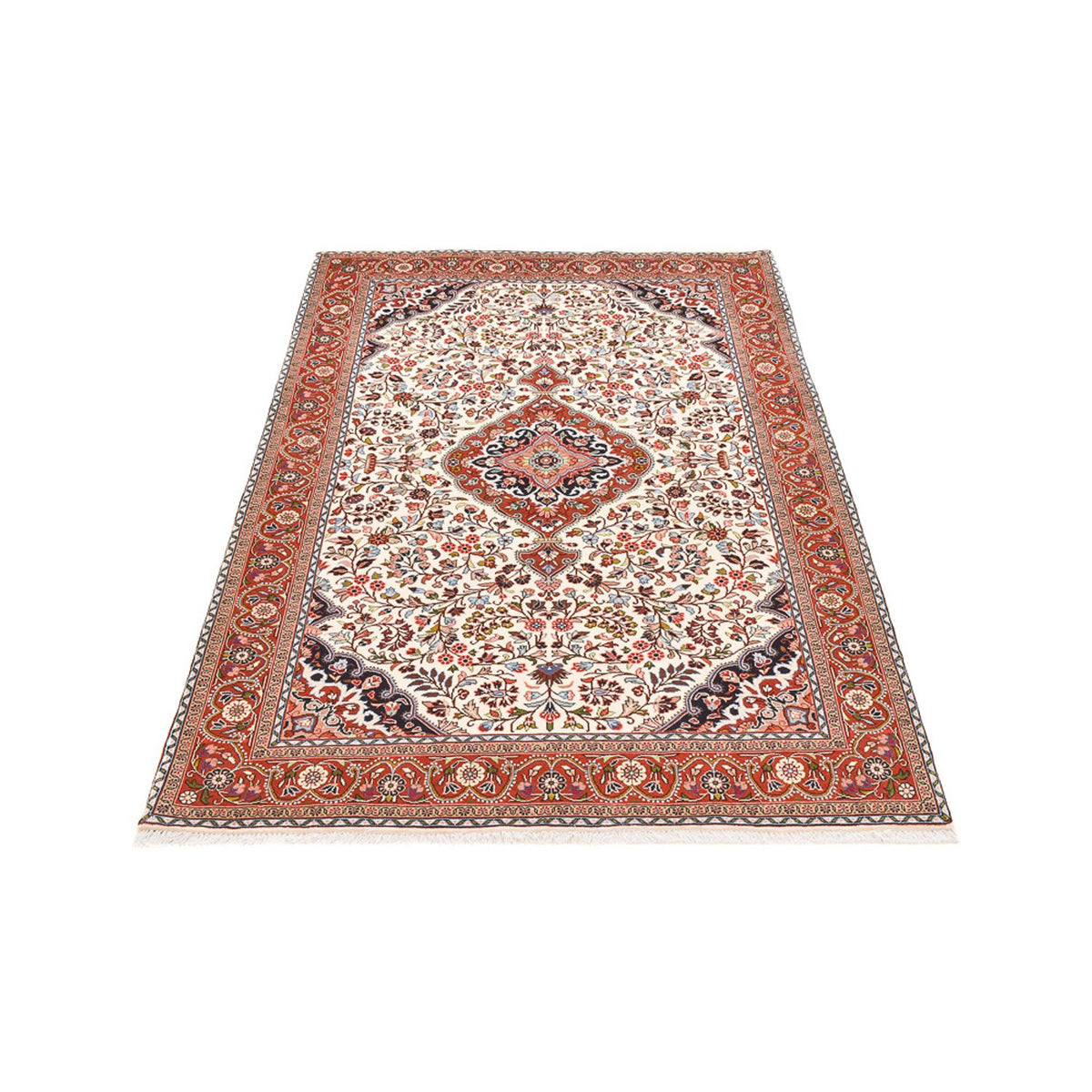 Perser Rug - Nomadic - 205 x 138 cm - cream