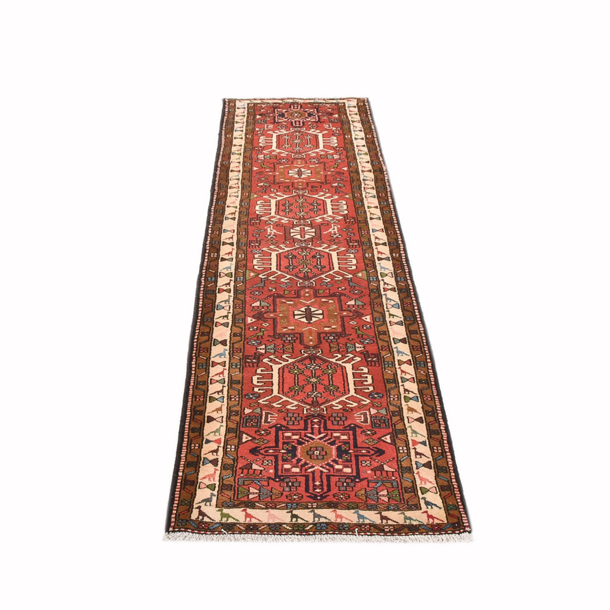 Runner Perser Rug - Nomadic - 310 x 77 cm - red