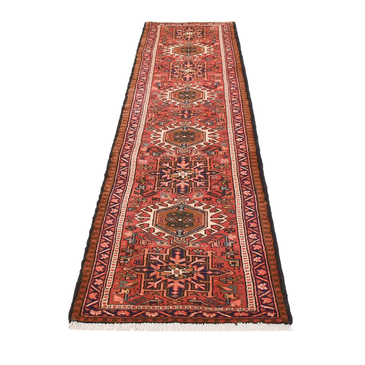 Runner Perser Rug - Nomadic - 288 x 72 cm - light red