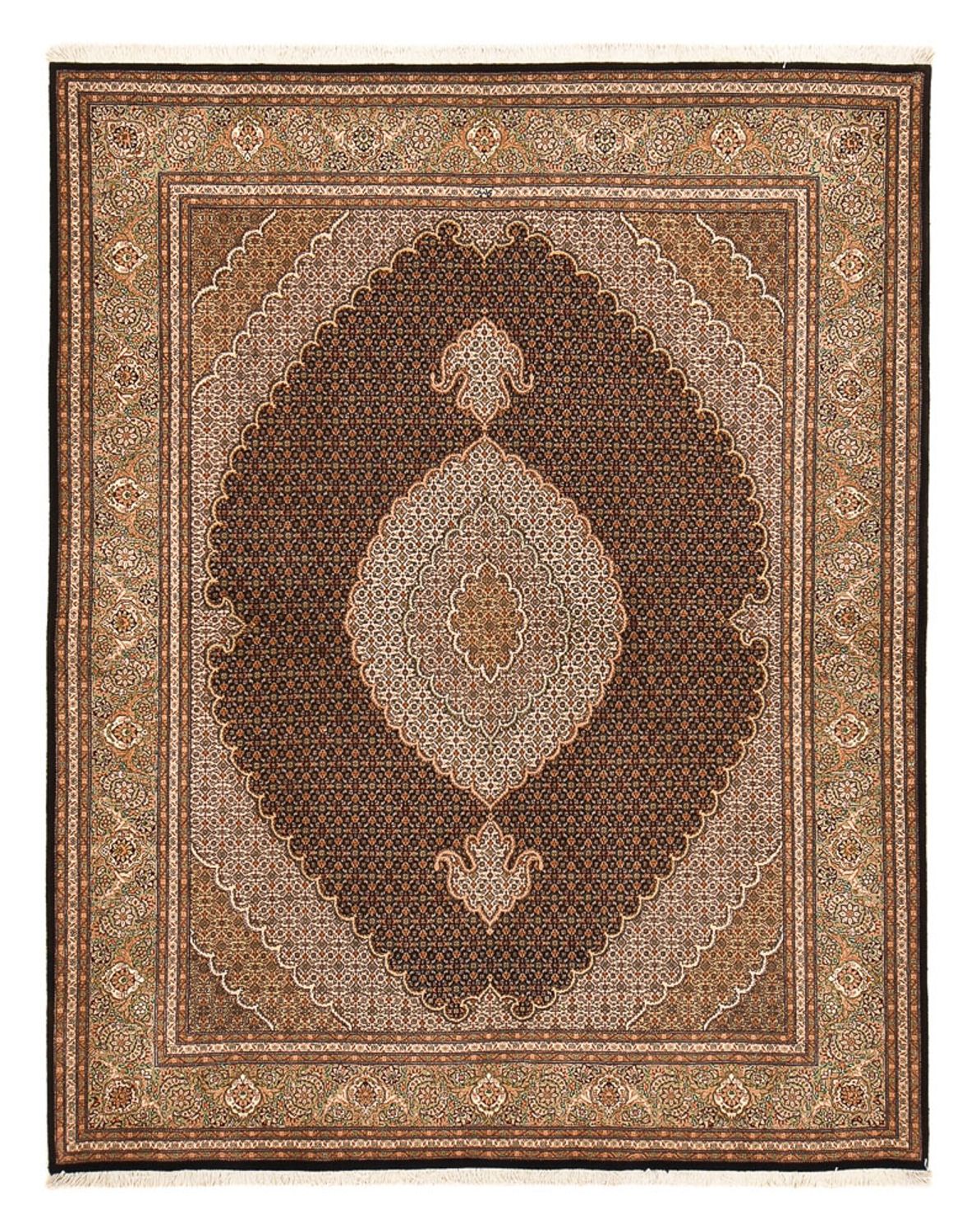 Perser Rug - Tabriz - Royal - 250 x 202 cm - dark brown