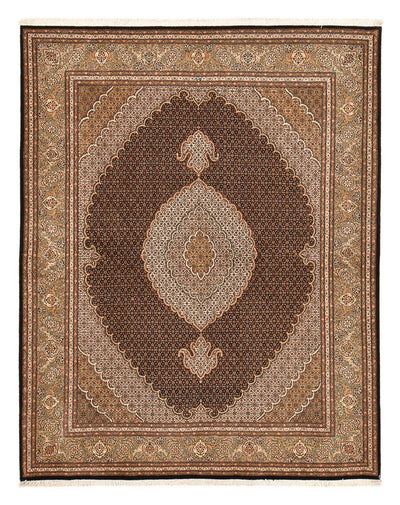 Tabriz - 50 Raj Rug 202x250cm - Persian Rugs - dark brown