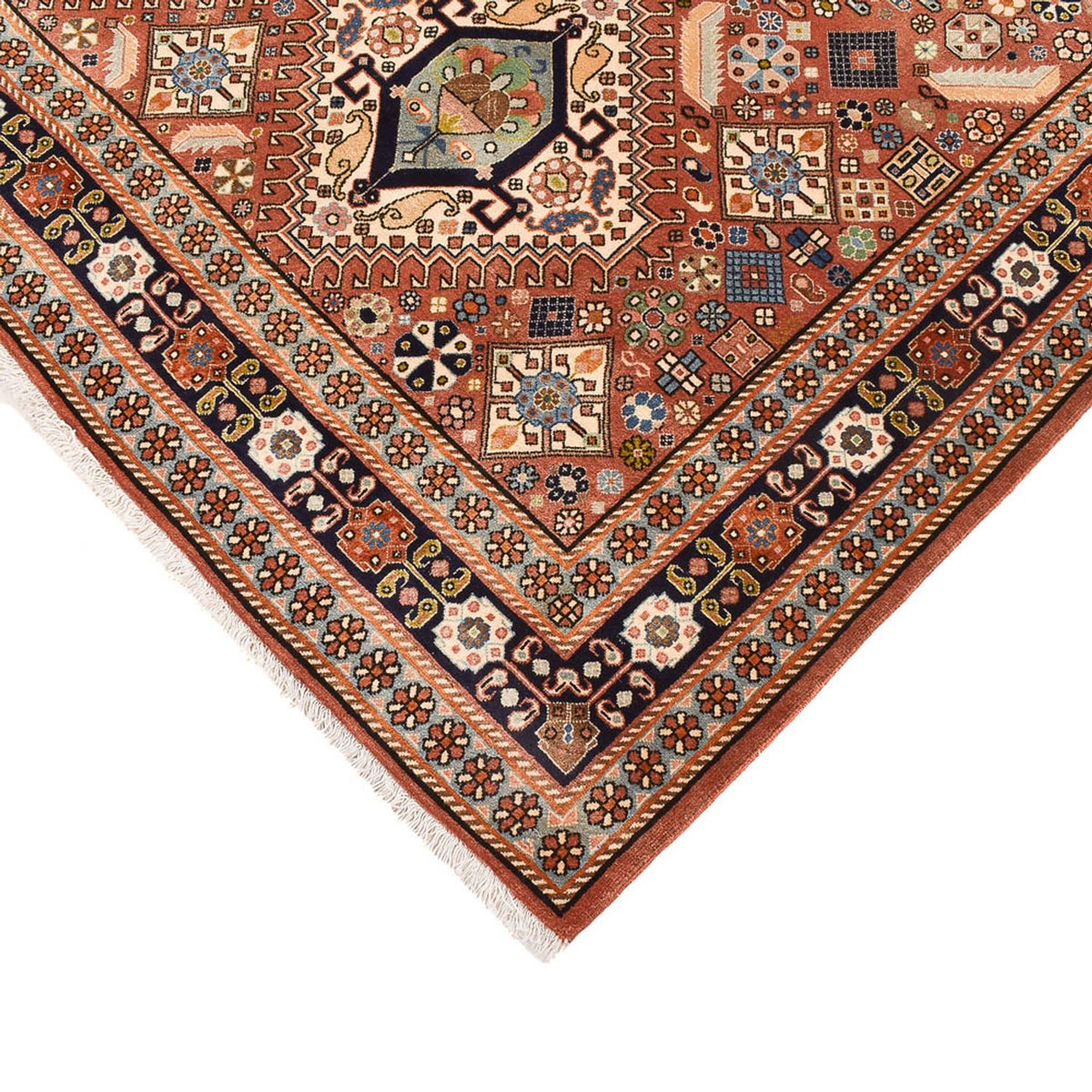 Gabbeh Rug - Kashkuli Perser - 290 x 176 cm - dark beige