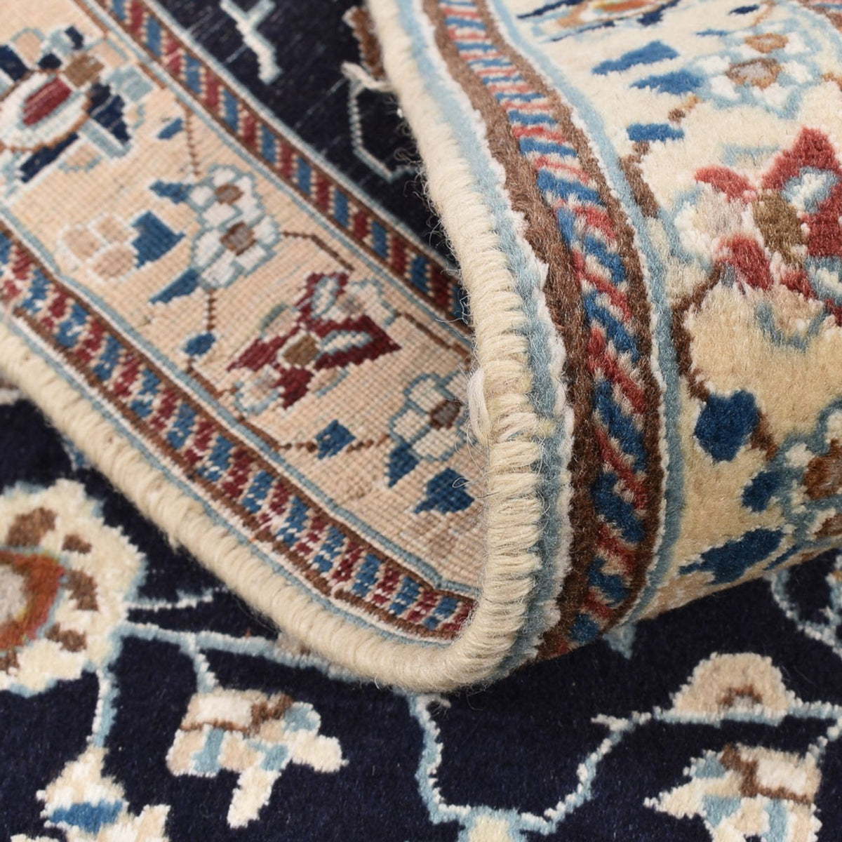 Runner Perser Rug - Nain - Royal - 180 x 68 cm - dark blue