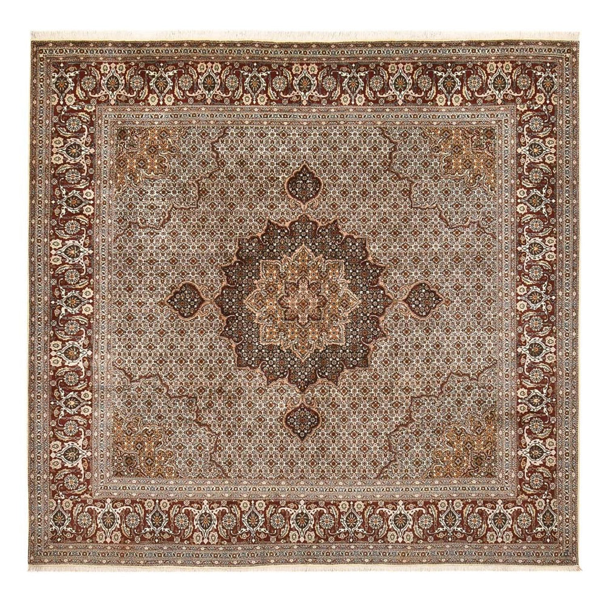 Perser Rug - Tabriz - Royal square  - 252 x 247 cm - brown