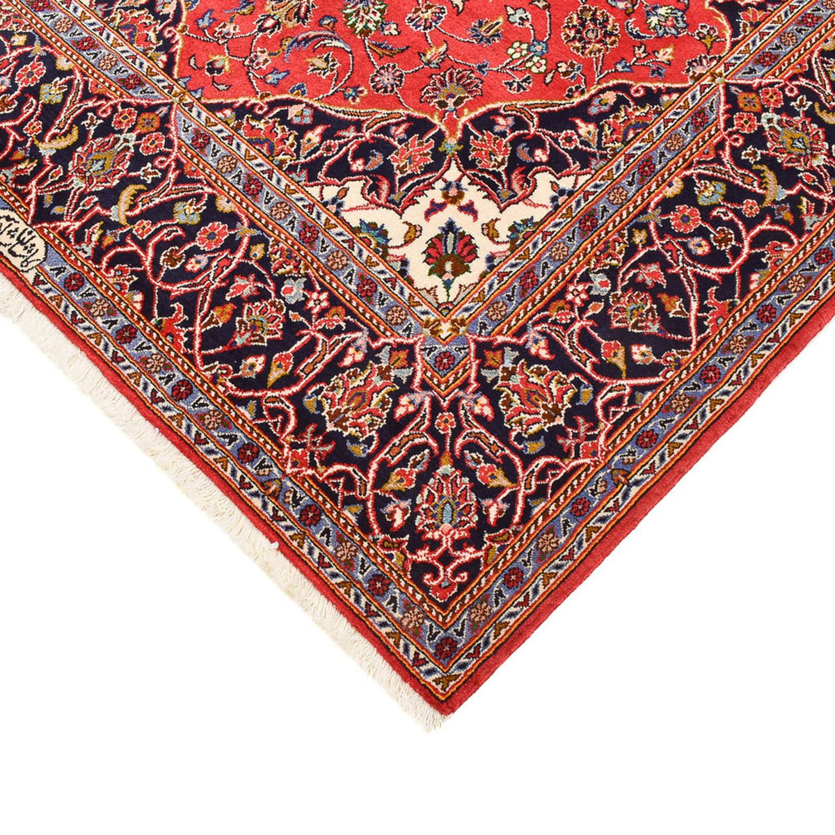 Perser Rug - Keshan - 228 x 142 cm - red