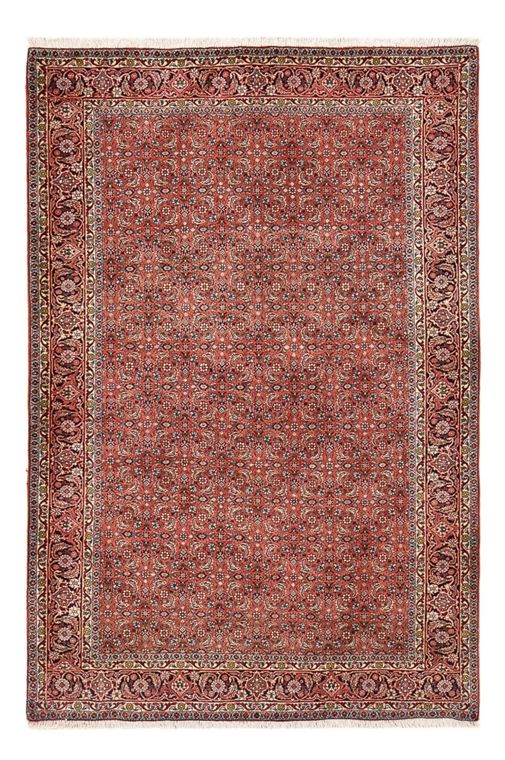 Perser Rug - Bidjar - 195 x 132 cm - dark red