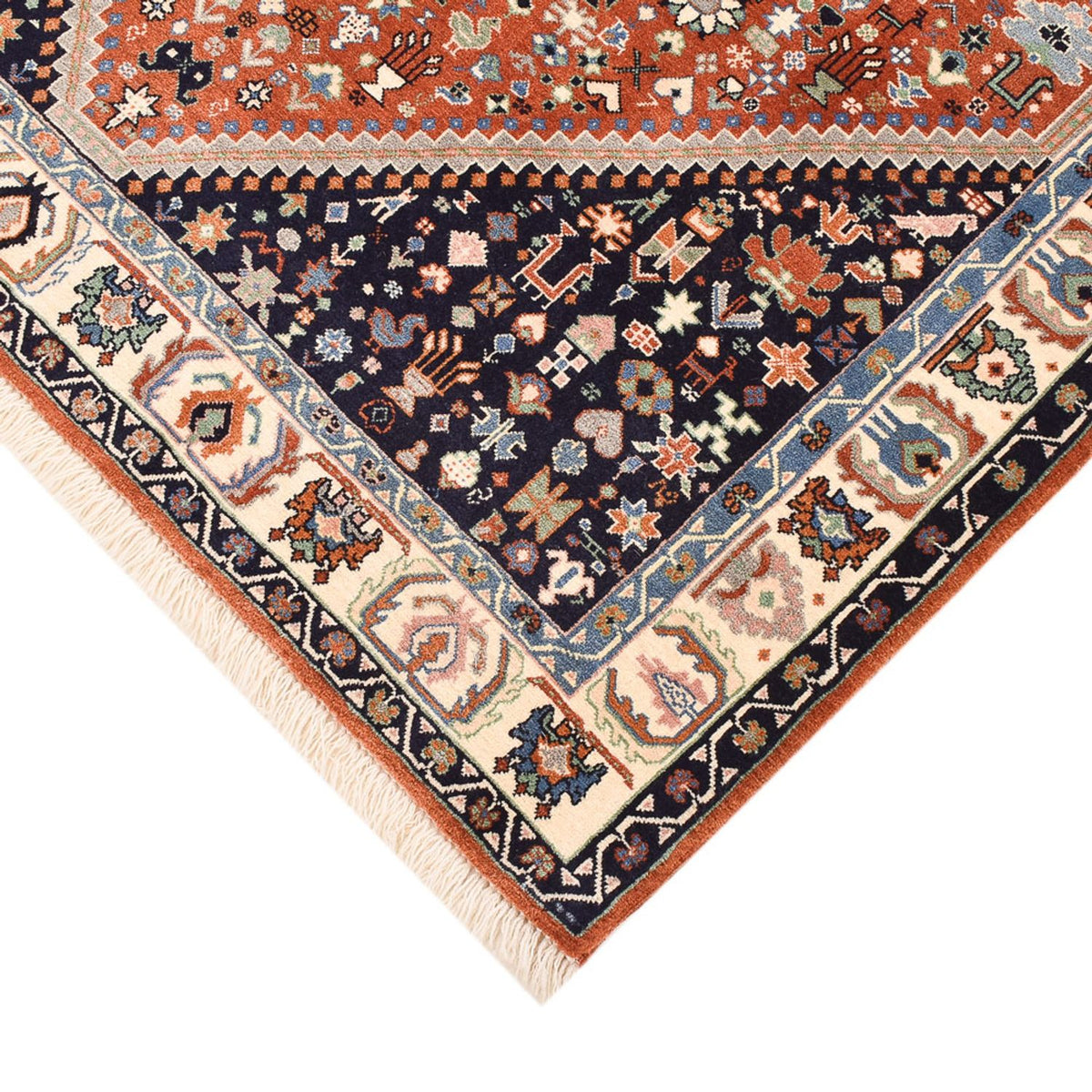 Gabbeh Rug - Kashkuli Perser - 162 x 116 cm - rust