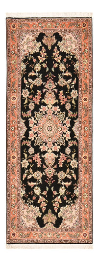 Runner Perser Rug - Tabriz - Premium - 210 x 80 cm - dark blue
