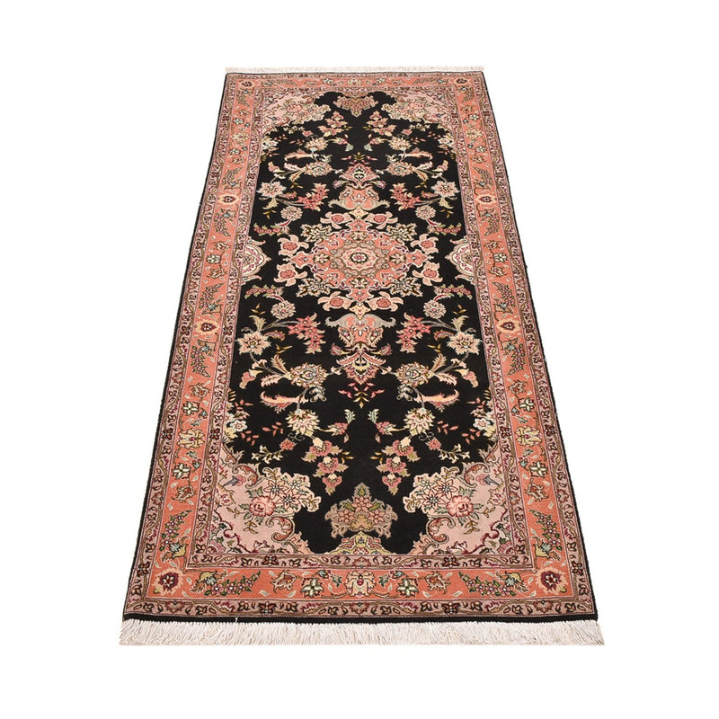 Runner Perser Rug - Tabriz - Premium - 210 x 80 cm - dark blue