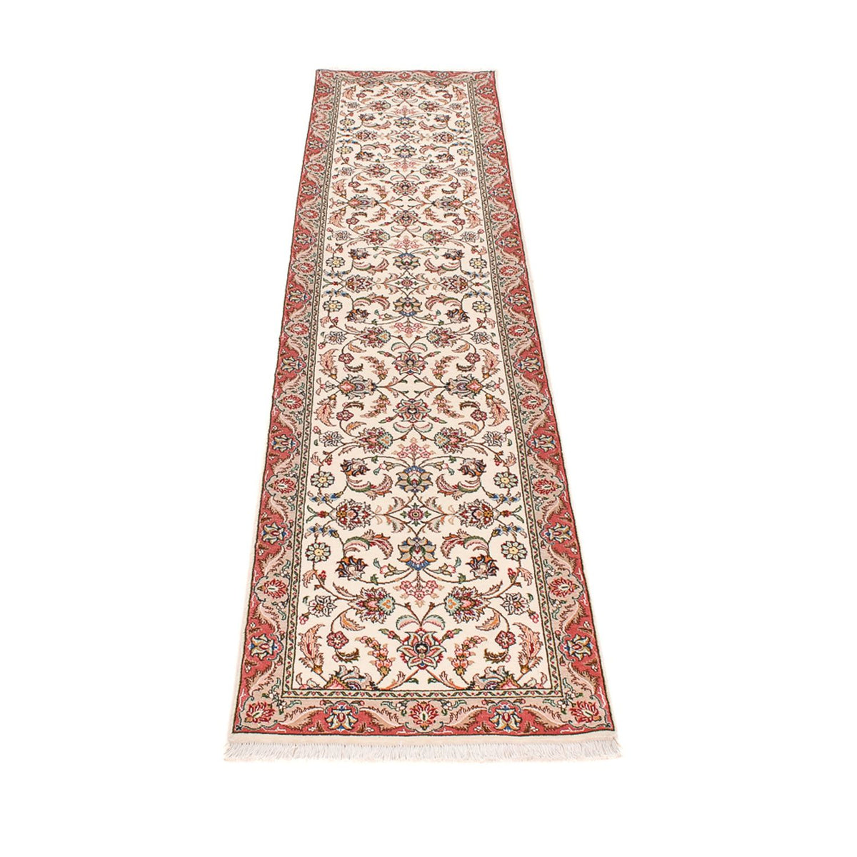 Runner Perser Rug - Tabriz - Royal - 301 x 68 cm - beige
