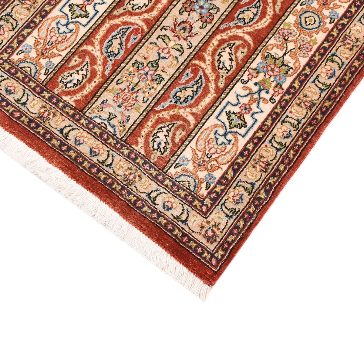 Runner Perser Rug - Ghom - Royal - 151 x 52 cm - dark beige