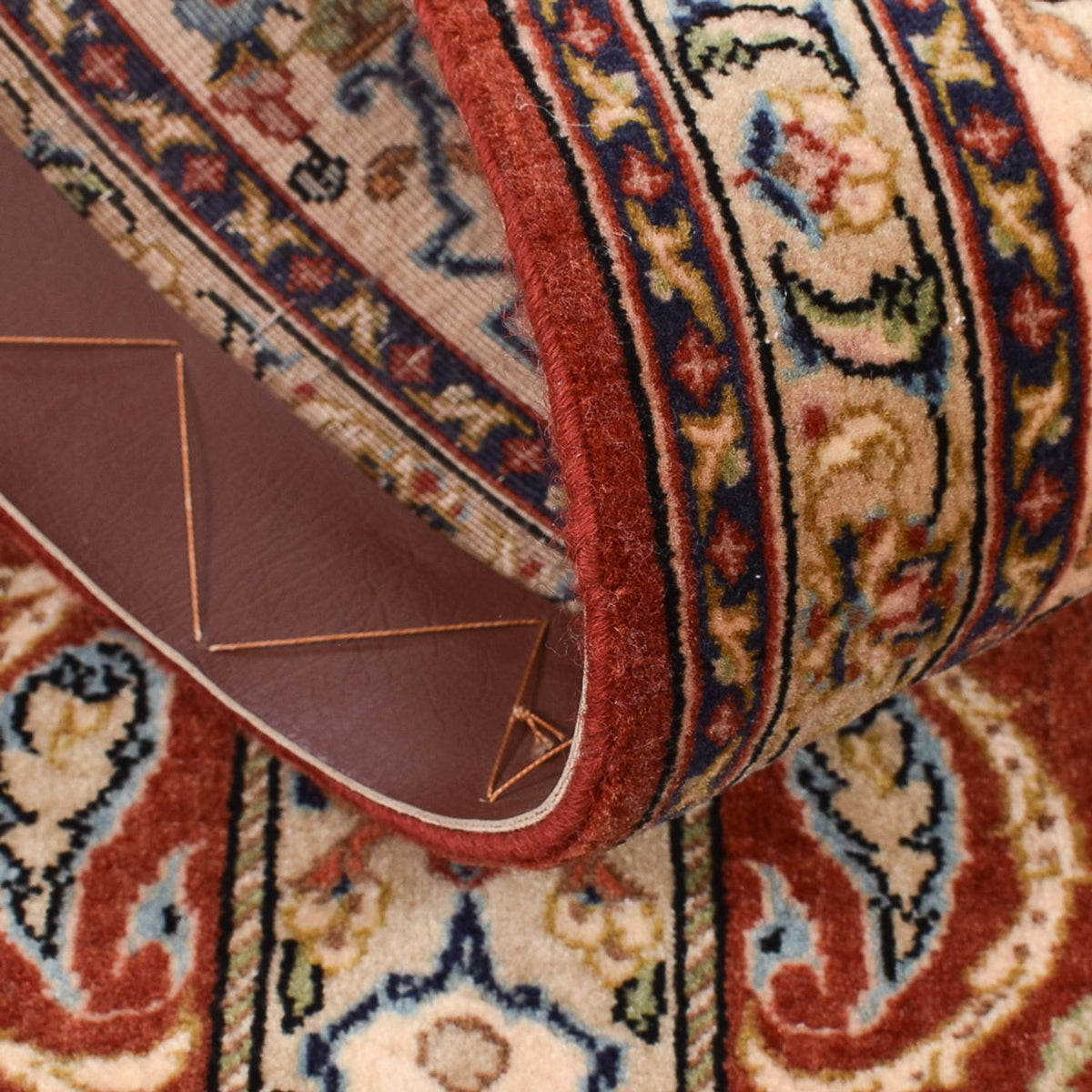 Runner Perser Rug - Ghom - Royal - 151 x 52 cm - dark beige