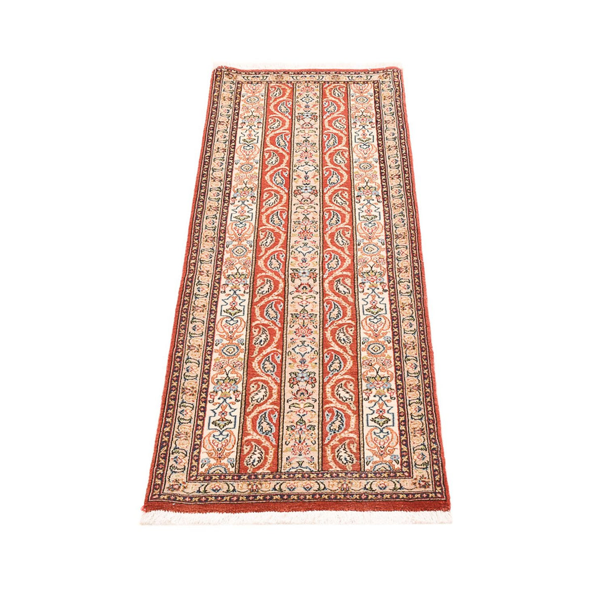 Runner Perser Rug - Ghom - Royal - 151 x 52 cm - dark beige
