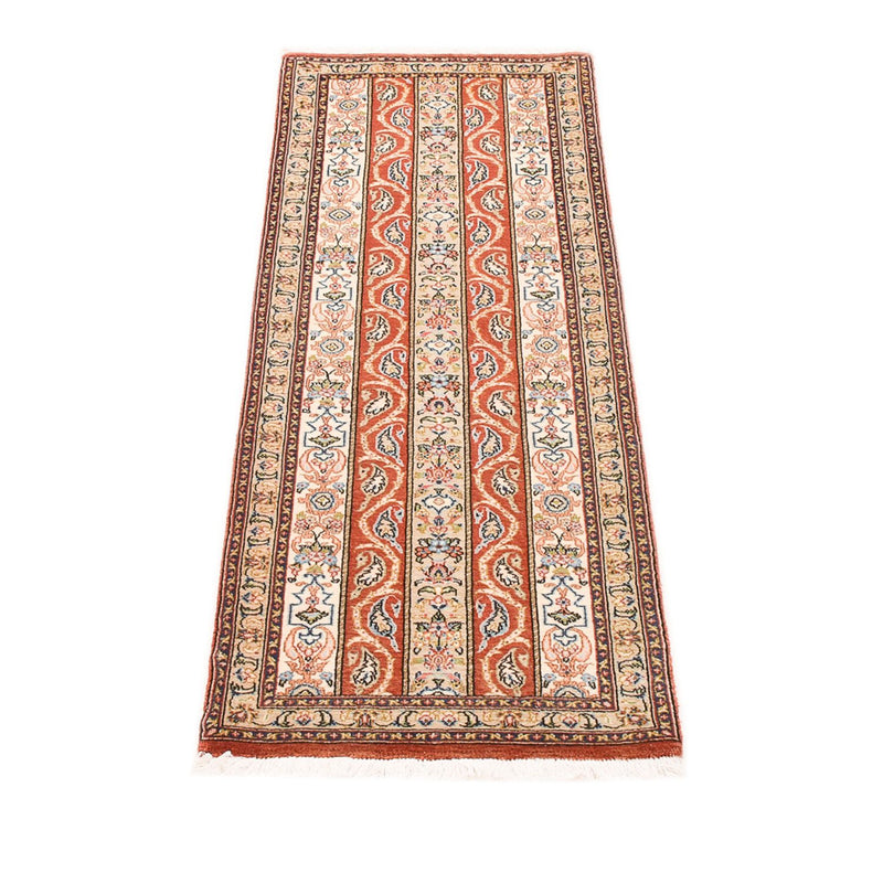 Runner Perser Rug - Ghom - Royal - 150 x 51 cm - dark beige