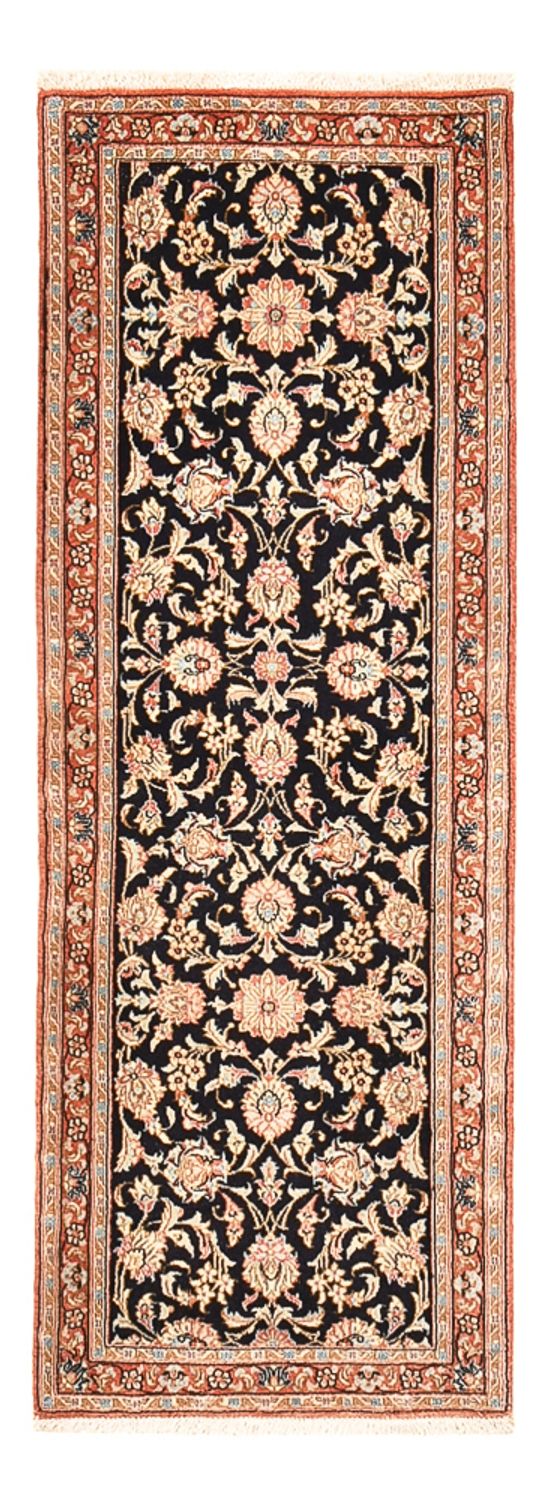 Runner Perser Rug - Ghom - Royal - 150 x 52 cm - dark blue