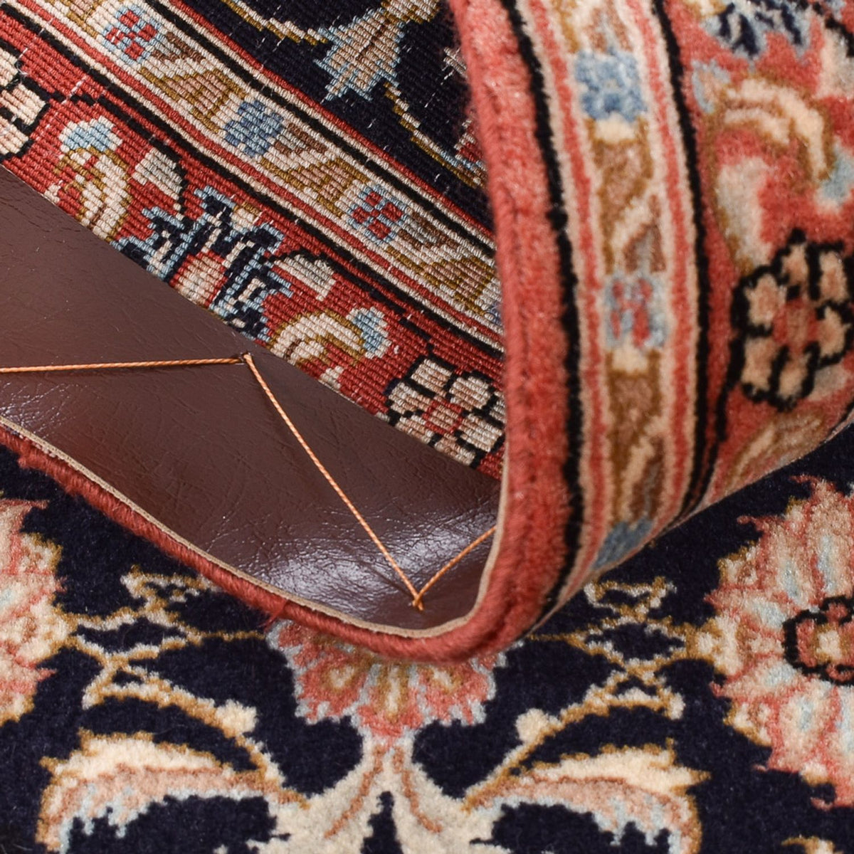 Runner Perser Rug - Ghom - Royal - 150 x 52 cm - dark blue