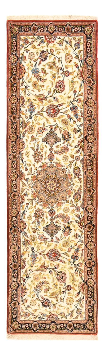 Runner Perser Rug - Ghom - Royal - 195 x 58 cm - light beige