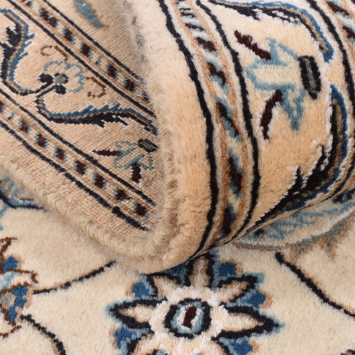 Runner Perser Rug - Nain - Royal - 202 x 60 cm - cream