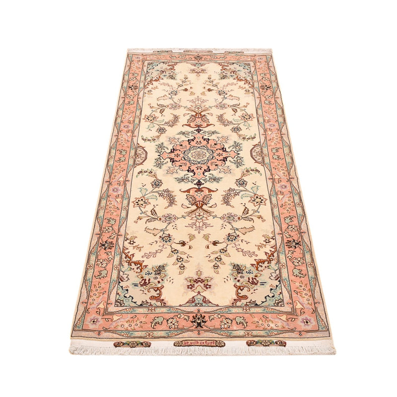 Runner Perser Rug - Tabriz - Royal - 210 x 81 cm - beige