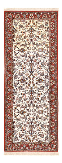 Runner Perser Rug - Isfahan - Premium - 190 x 70 cm - dark beige