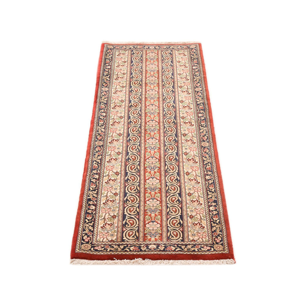 Runner Perser Rug - Ghom - Royal - 156 x 55 cm - dark beige