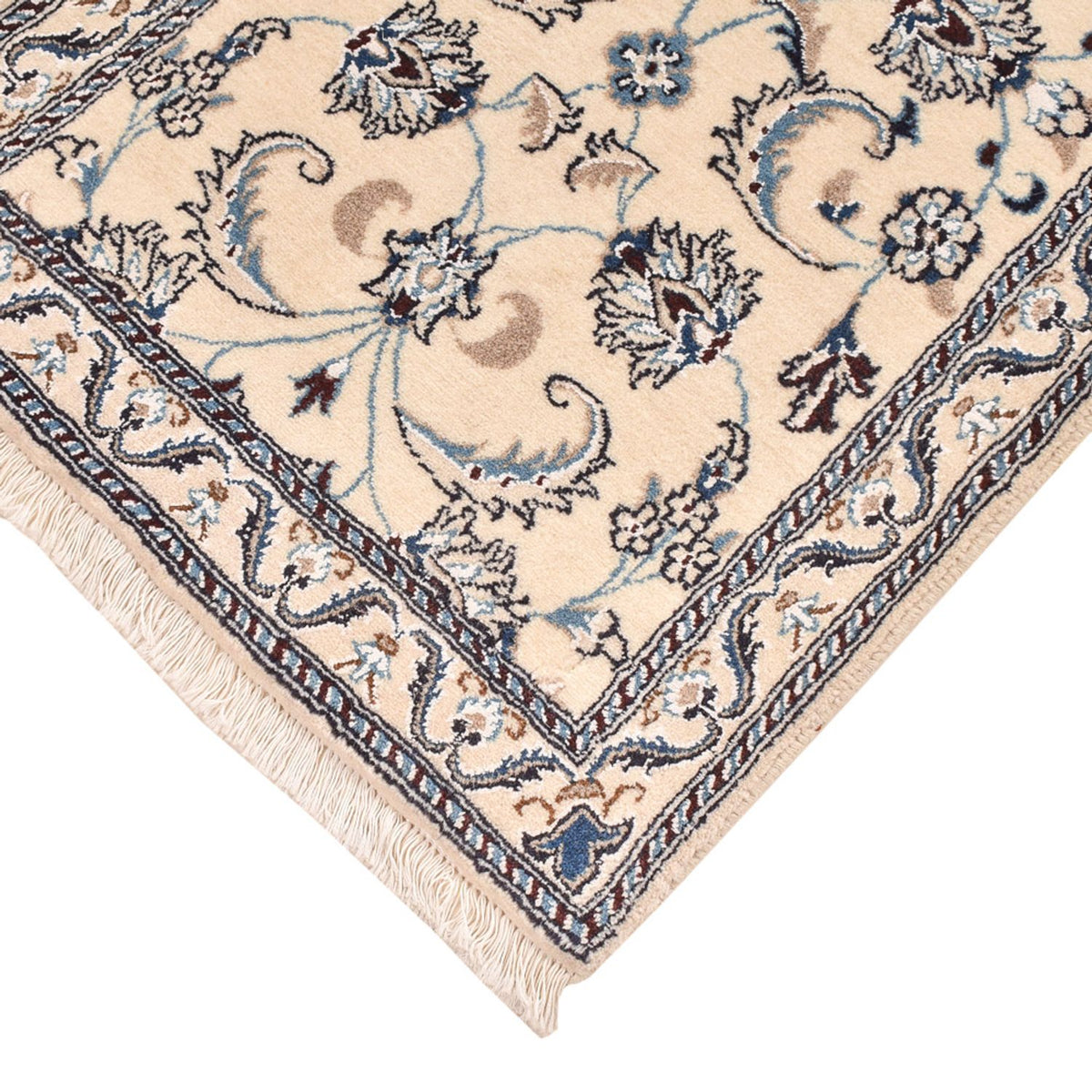 Runner Perser Rug - Nain - Royal - 195 x 60 cm - cream