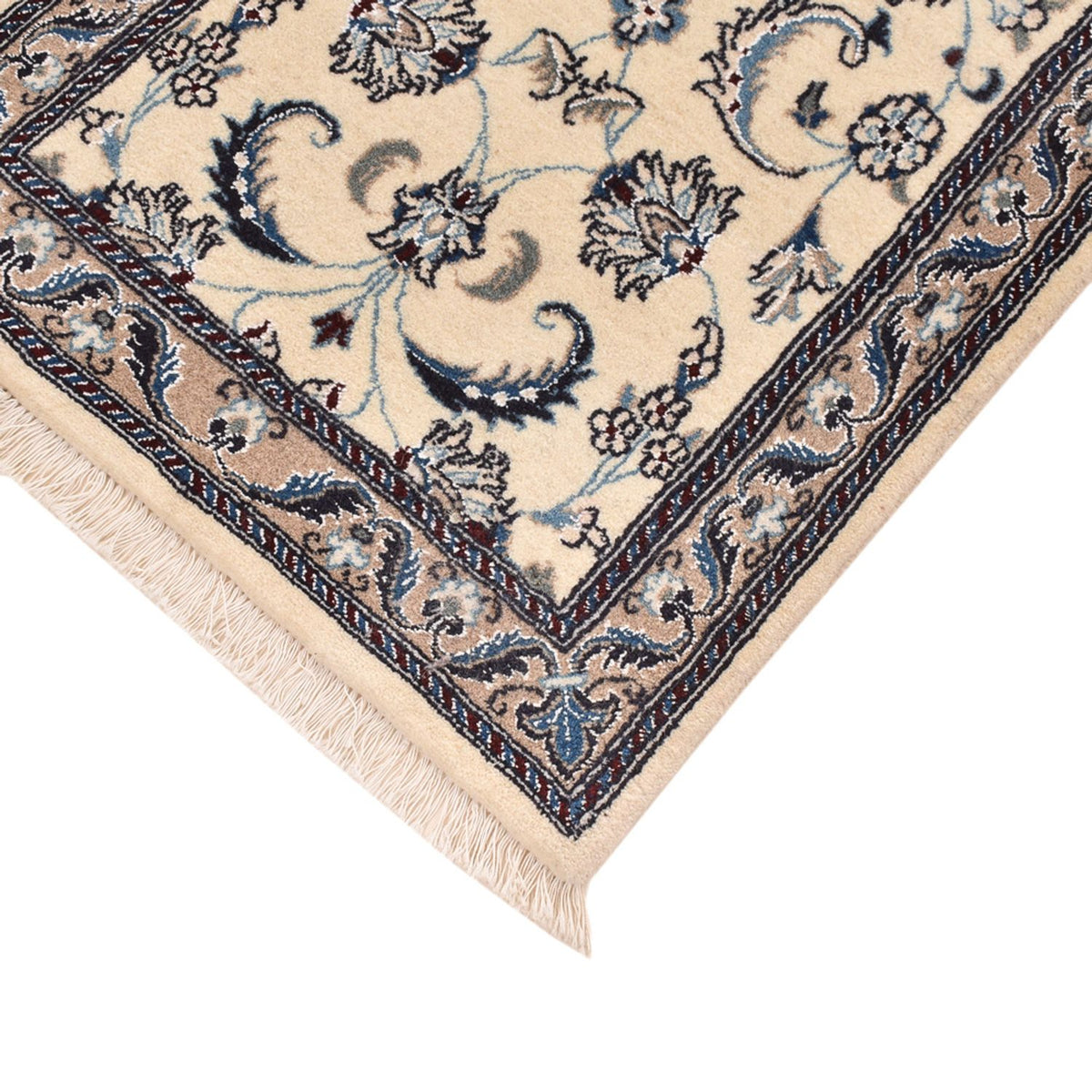 Runner Perser Rug - Nain - Royal - 202 x 58 cm - cream