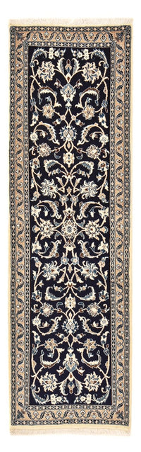 Runner Perser Rug - Nain - Royal - 196 x 66 cm - dark blue