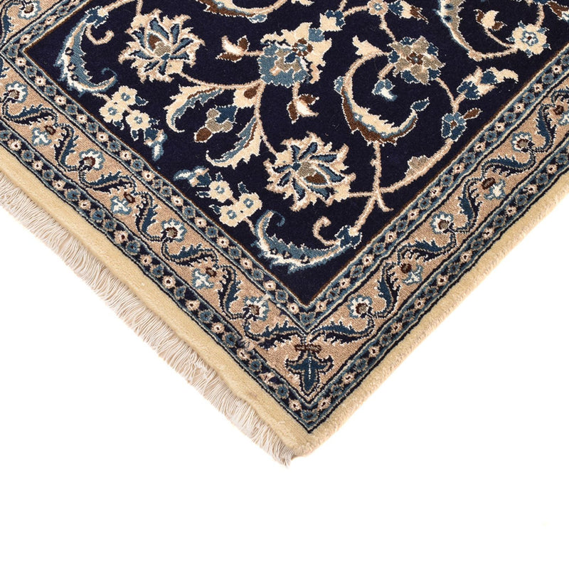 Runner Perser Rug - Nain - Royal - 196 x 66 cm - dark blue