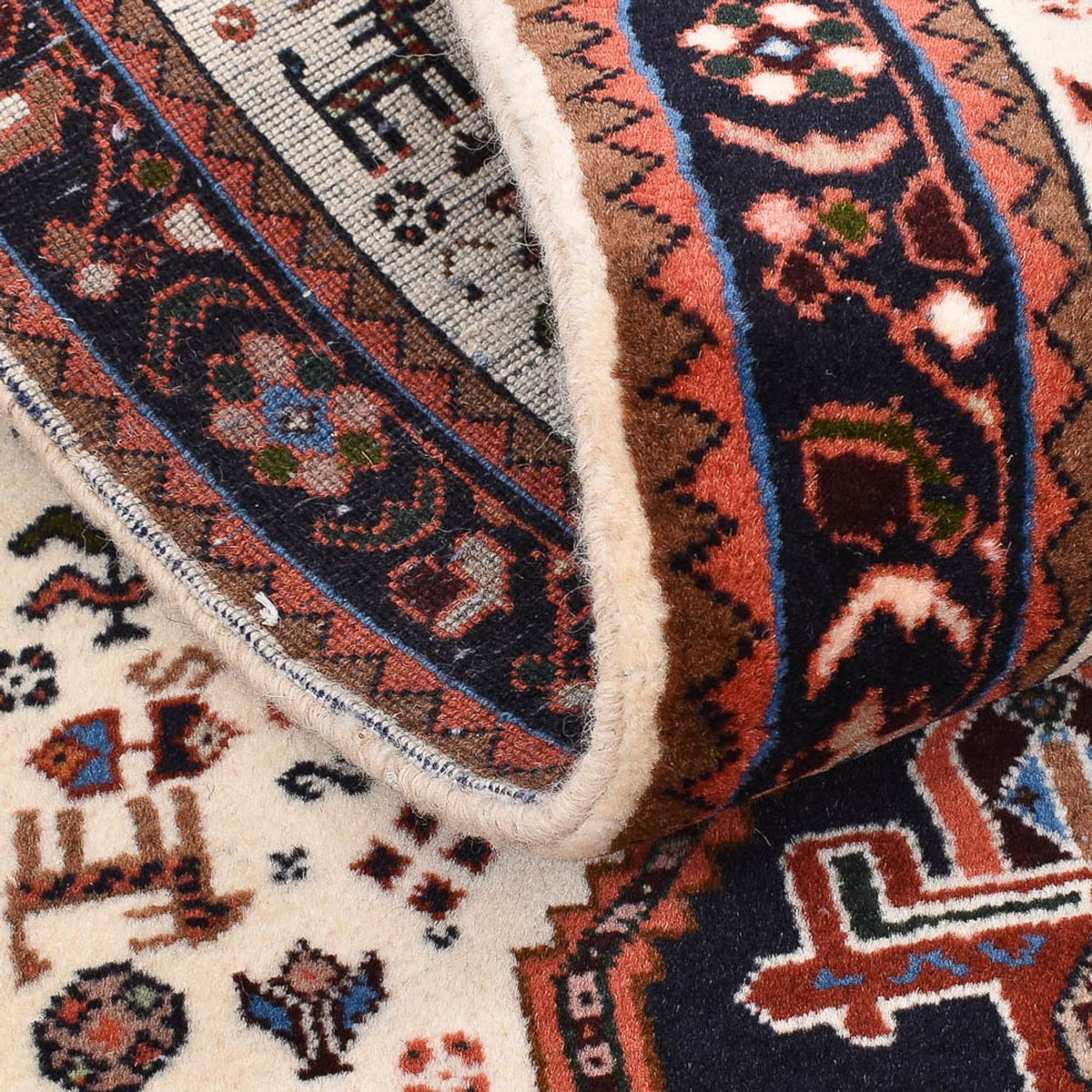 Runner Gabbeh Rug - Kashkuli Perser - 205 x 65 cm - multicolored