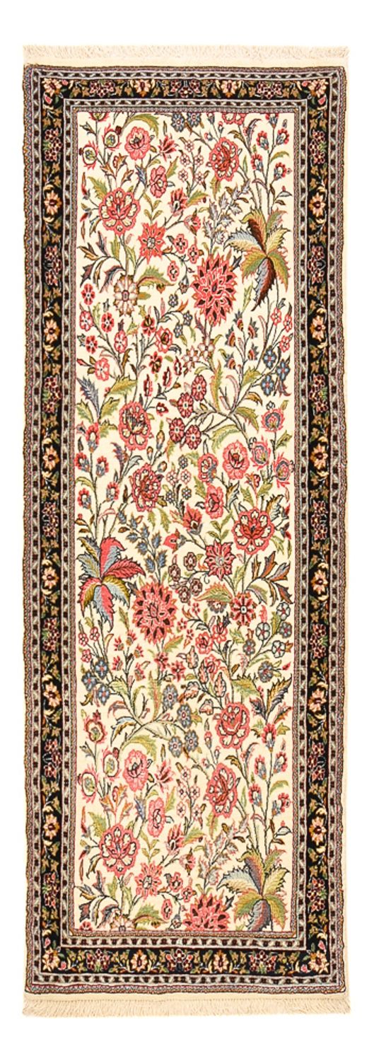 Runner Perser Rug - Ghom - Royal - 195 x 68 cm - multicolored