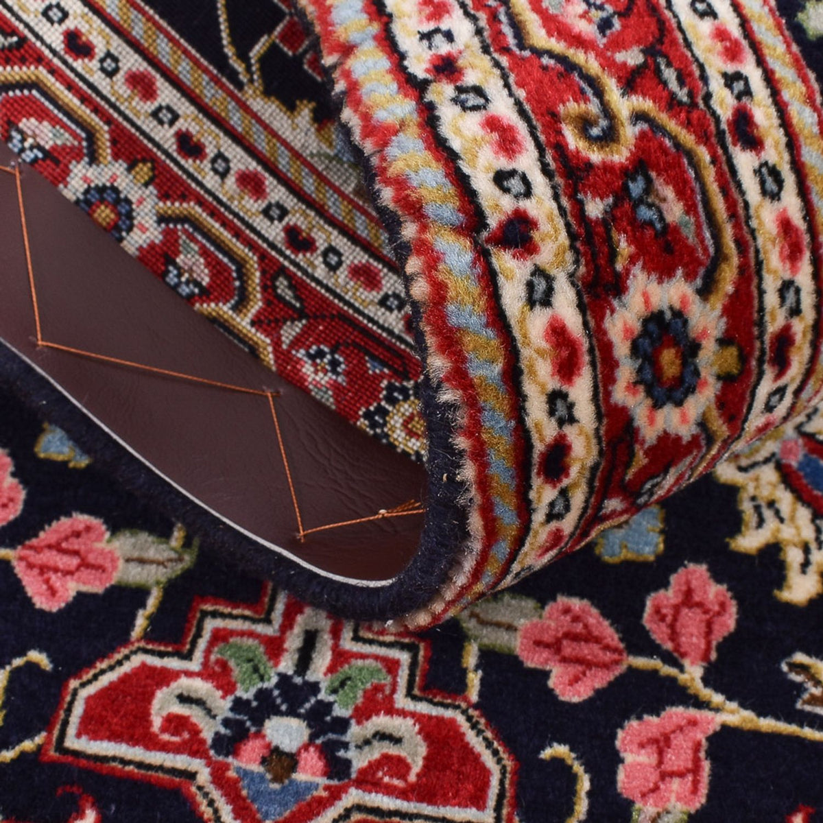 Runner Perser Rug - Ghom - Royal - 182 x 55 cm - dark blue