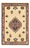 Kashkuli Rug 80x125cm - Persian Rugs - Rectangle / Light Beige / 80 x 125 cm Rectangle