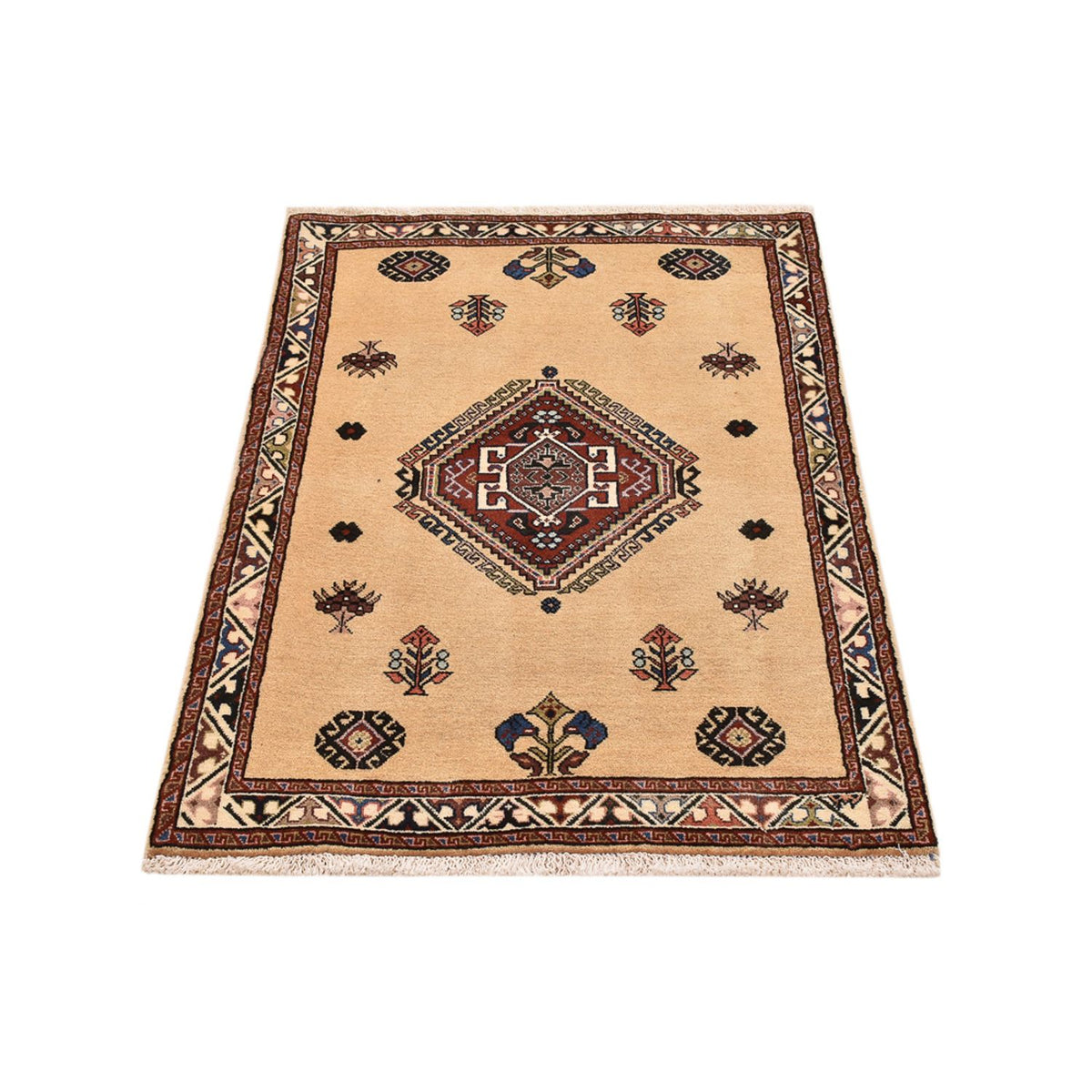 Gabbeh Rug - Kashkuli Perser - 125 x 80 cm - light beige