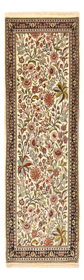 Runner Perser Rug - Ghom - Royal - 203 x 63 cm - light beige
