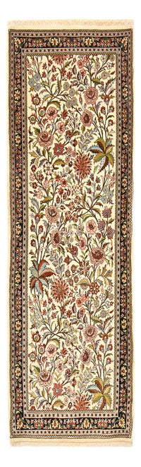 Runner Perser Rug - Ghom - Royal - 203 x 63 cm - light beige