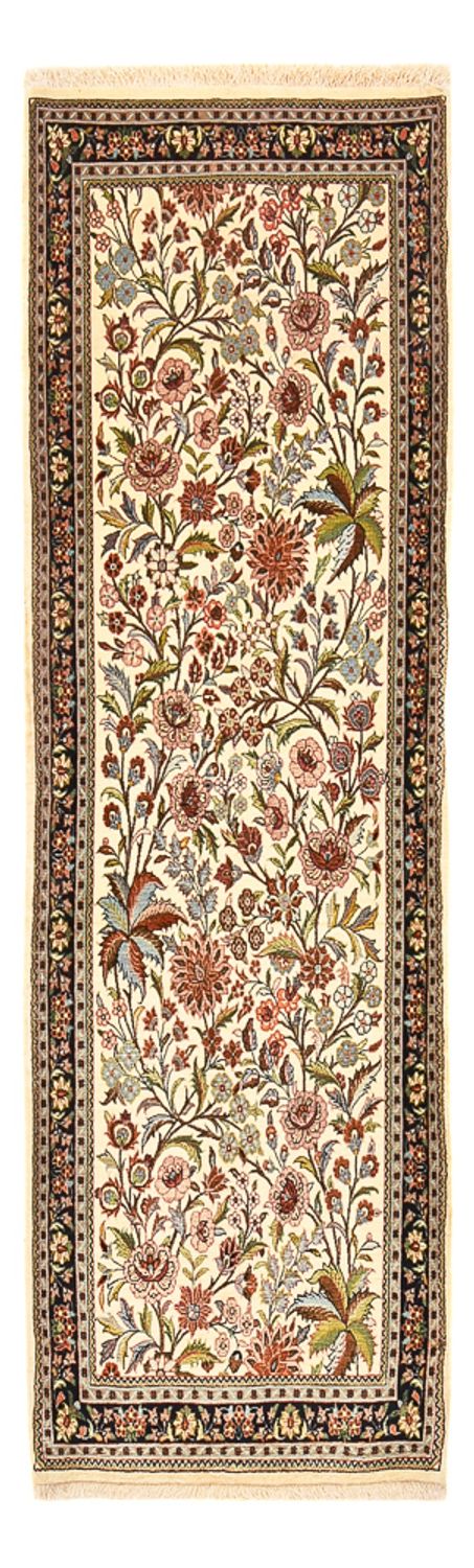 Runner Perser Rug - Ghom - Royal - 203 x 63 cm - light beige