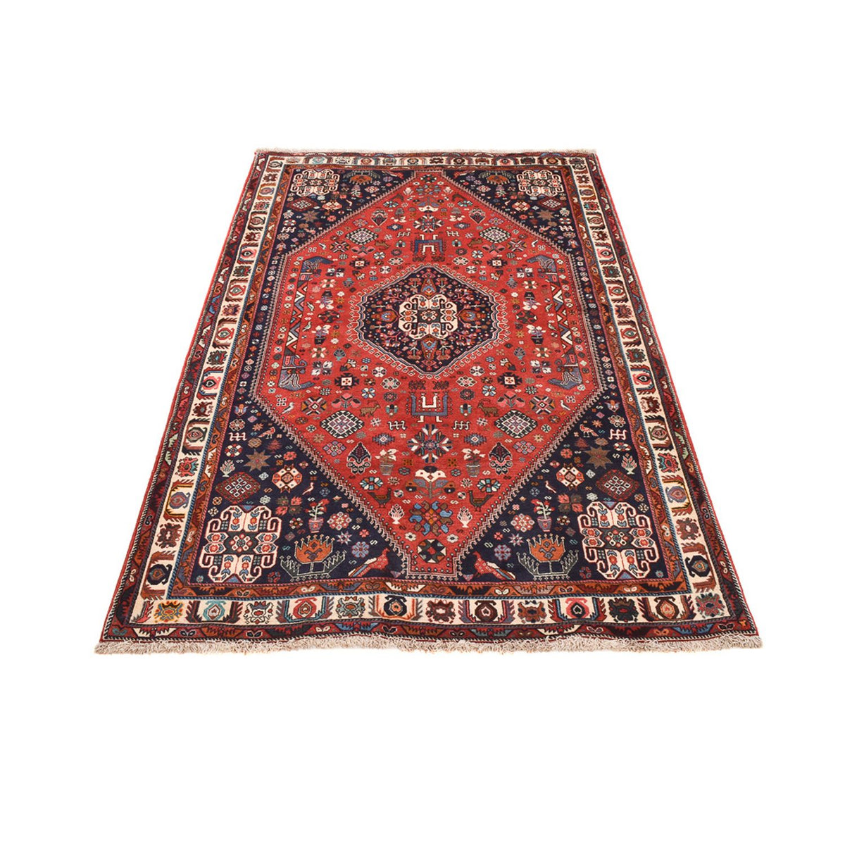Gabbeh Rug - Kashkuli Perser - 255 x 155 cm - light red