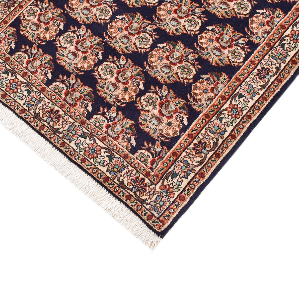 Runner Perser Rug - Bidjar - 242 x 72 cm - dark blue