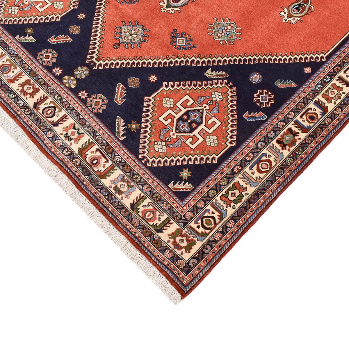Gabbeh Rug - Kashkuli Perser - 245 x 168 cm - light red