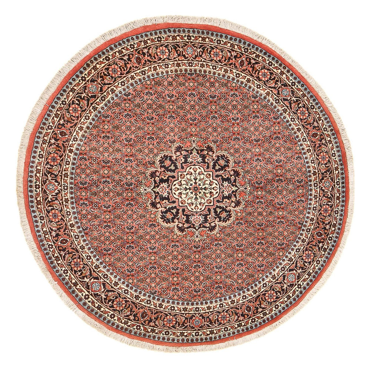 Perser Rug - Bidjar round  - 150 x 150 cm - light red