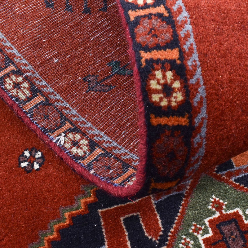 Runner Gabbeh Rug - Kashkuli Perser - 197 x 54 cm - red