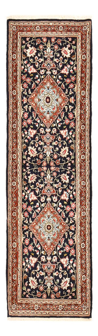 Runner Perser Rug - Ghom - Royal - 202 x 60 cm - dark blue