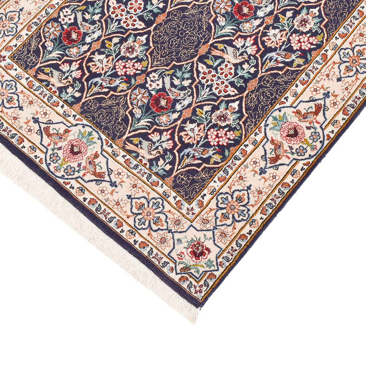 Runner Perser Rug - Ghom - Royal - 300 x 80 cm - dark blue